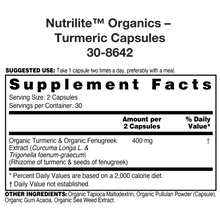 Load image into Gallery viewer, Turmeric Capsules - Organic Joint Health Support From Potent Turmeric